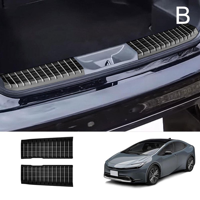 Suitable for Toyota Prius 2023 models, this is a modified version featuring built-in rear bumper and trunk protective trim strips.